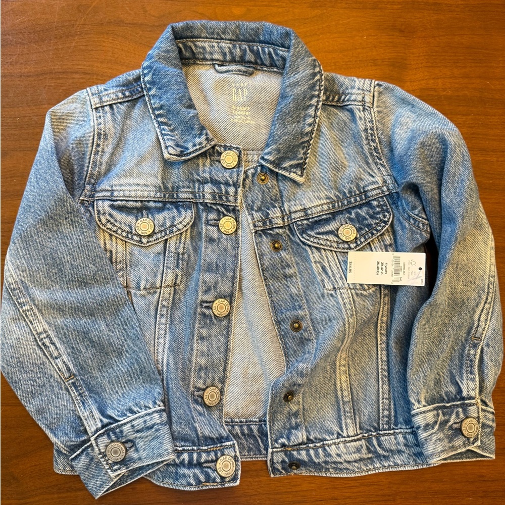 GAP Kids Blue Denim Jacket NWT 4T